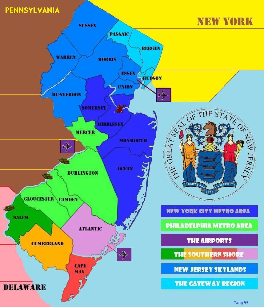 the map